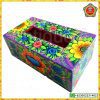 Tissue Boxes – Handpainted Wooden Purple