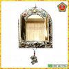 Antique Mirror (Jharoka with 3 Mirrors inside) – Silver