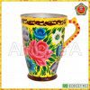 Jug – Metal Handpainted Floral