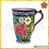 Jug – Metal Handpainted Floral