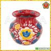 Matki – Handpainted Metal (Big) Floral Red