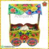 Handpainted Sauce Cart + Tissue Box