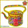 Kettle – Handpainted Metal – Design 05 (Floral)