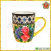 Mug – Handpainted Ceramic (Standard) – Black Border