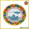 Ceramic Quarter Plate – Handpainted (Floral Design)