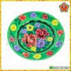 Ceramic Rice Plate – Handpainted (Floral Design)