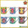 Mug – Handpainted Ceramic Floral (Standard)