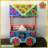 Handpainted Sauce Cart + Tissue Box